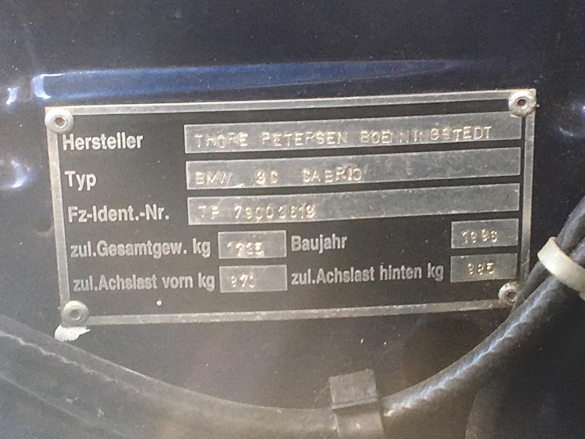 BMW E36 cabriolet Thore Petersen 3,0 Hartge - Billeder af biler ...