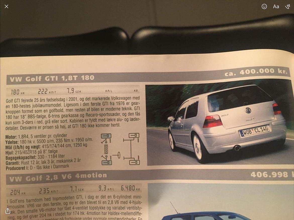 VW Golf GTI 1,8 Turbo 25 Jahre Edition 180hk Jubi billede 32