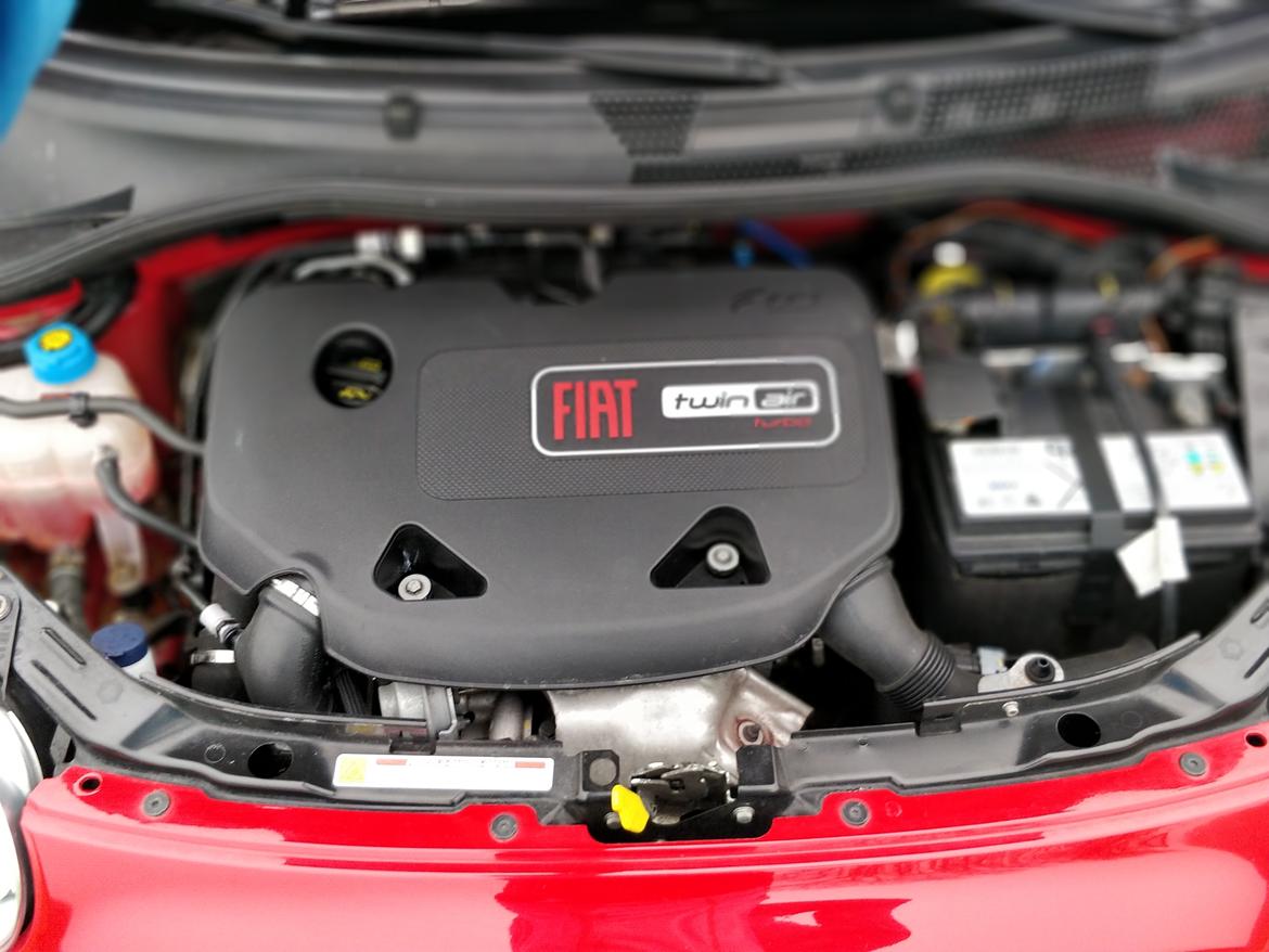 Fiat 500 twinair - SOLGT billede 2