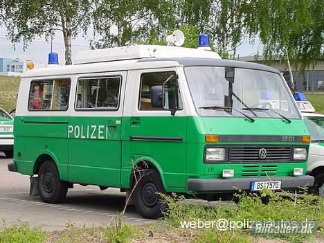 VW LT 31 camper (solgt) - LT 31 som tysk politibil billede 11