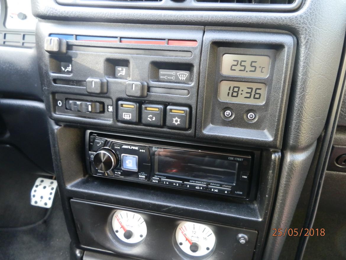 Opel Calibra "Last Edition" - Aircon og recirkulation. Voltmeter og olietryk  billede 10