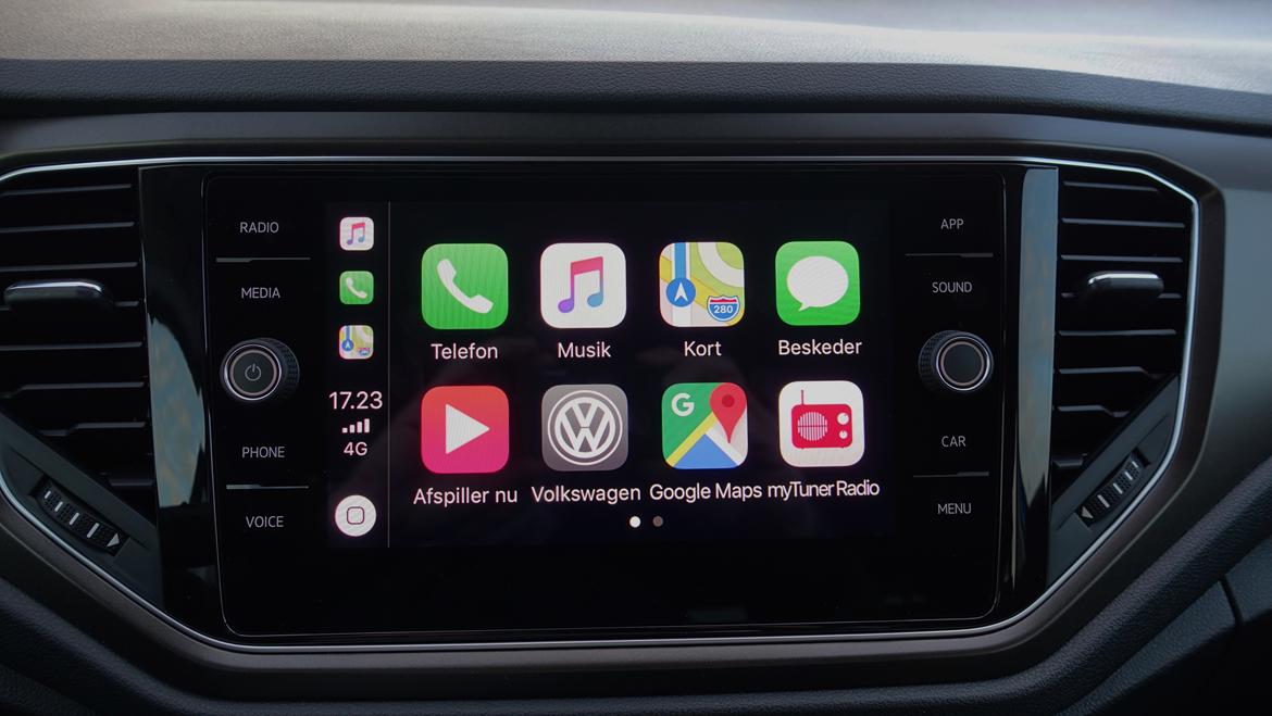 VW T-ROC - Uden GPS, men jeg bruger Google maps eller Waze gennem Apple Carplay. billede 11
