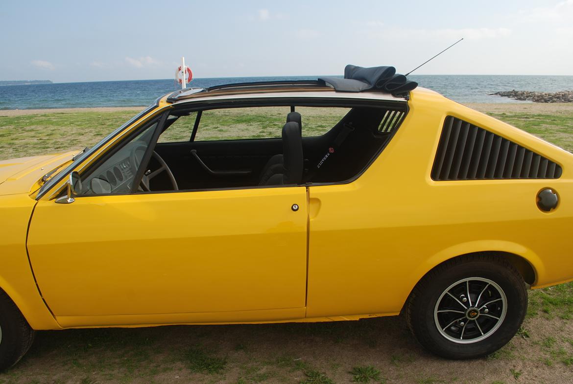 Renault 17 TS Phase 2 med soft top (folde-tag) billede 6