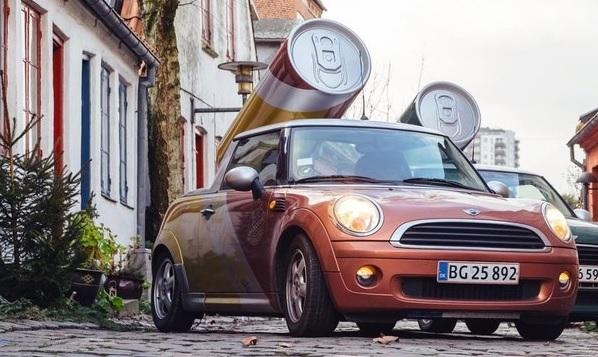 Mini one Pick-up tidliger Red Bull reklame bil - som den har set ud engang billede 27