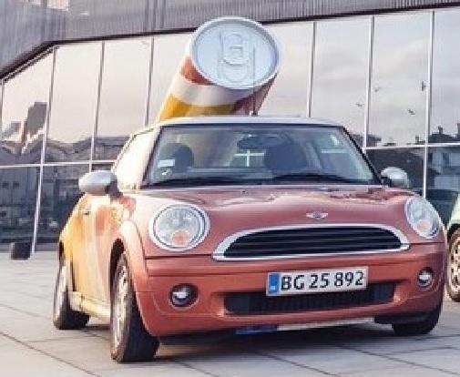 Mini one Pick-up tidliger Red Bull reklame bil - som den har set ud engang billede 28