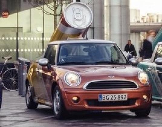 Mini one Pick-up tidliger Red Bull reklame bil - som den har set ud engang billede 29