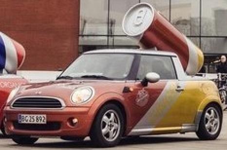 Mini one Pick-up tidliger Red Bull reklame bil - som den har set ud engang billede 31