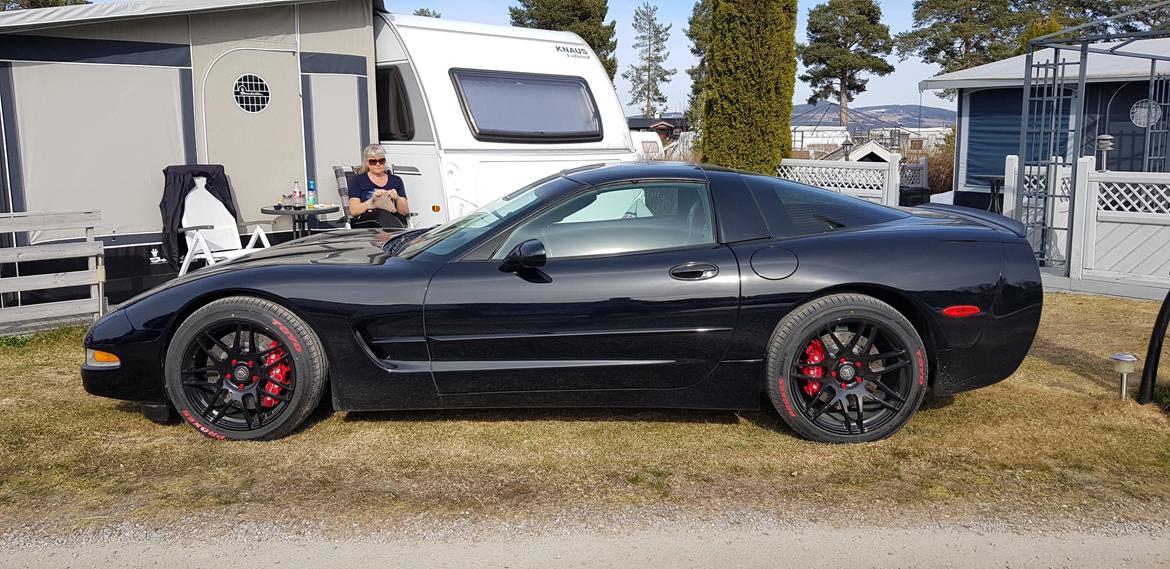 Chevrolet Corvette C5 Targa 50th Anniversary Edition - På campingen i påsken 2019. billede 18