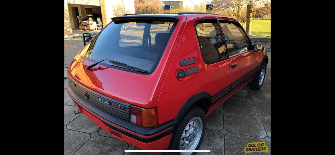 Peugeot 205 1,6 GTI billede 6