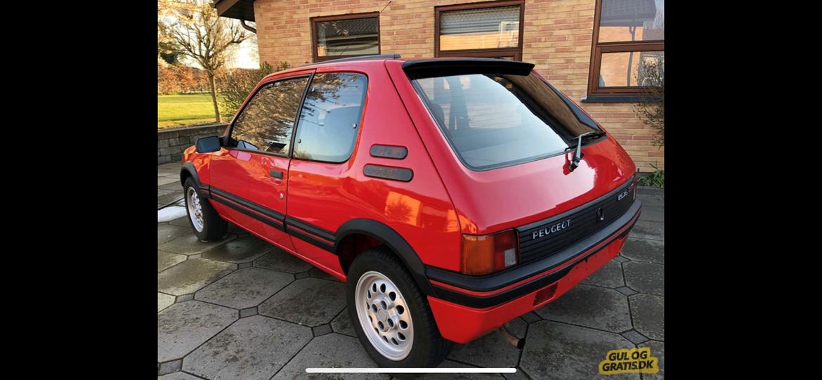 Peugeot 205 1,6 GTI billede 7