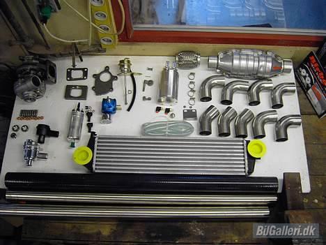 Peugeot 106 1.6 turbo  - Her er kittet, dog er ic skiftet ud med en Forge. dette kit koster ca. 35000 monteret billede 15