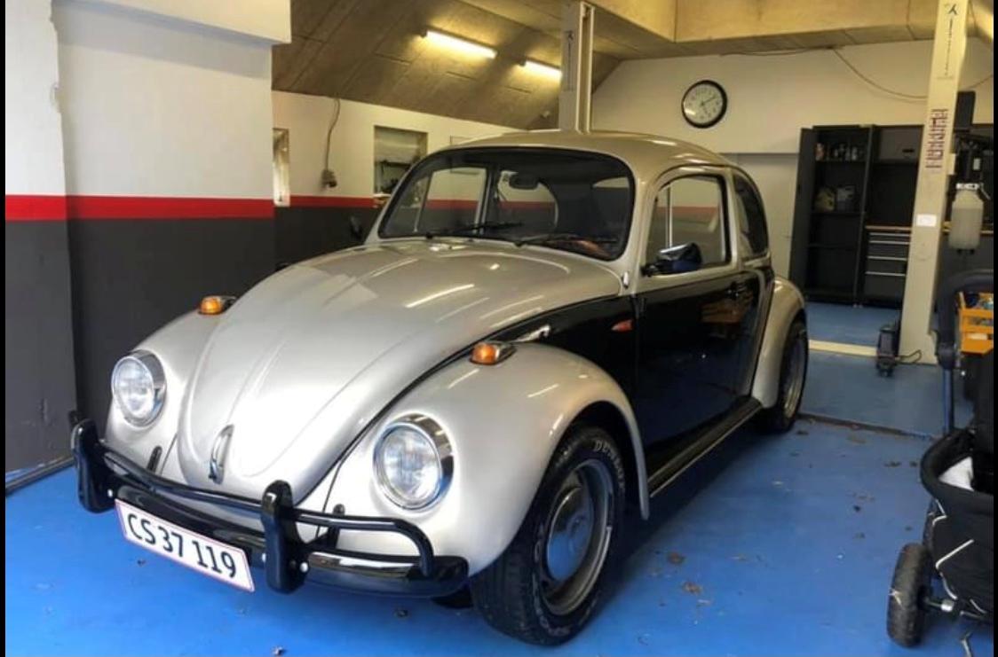 VW Bobbel 1200 - Sådan står den idag efter bilen blev malet billede 8