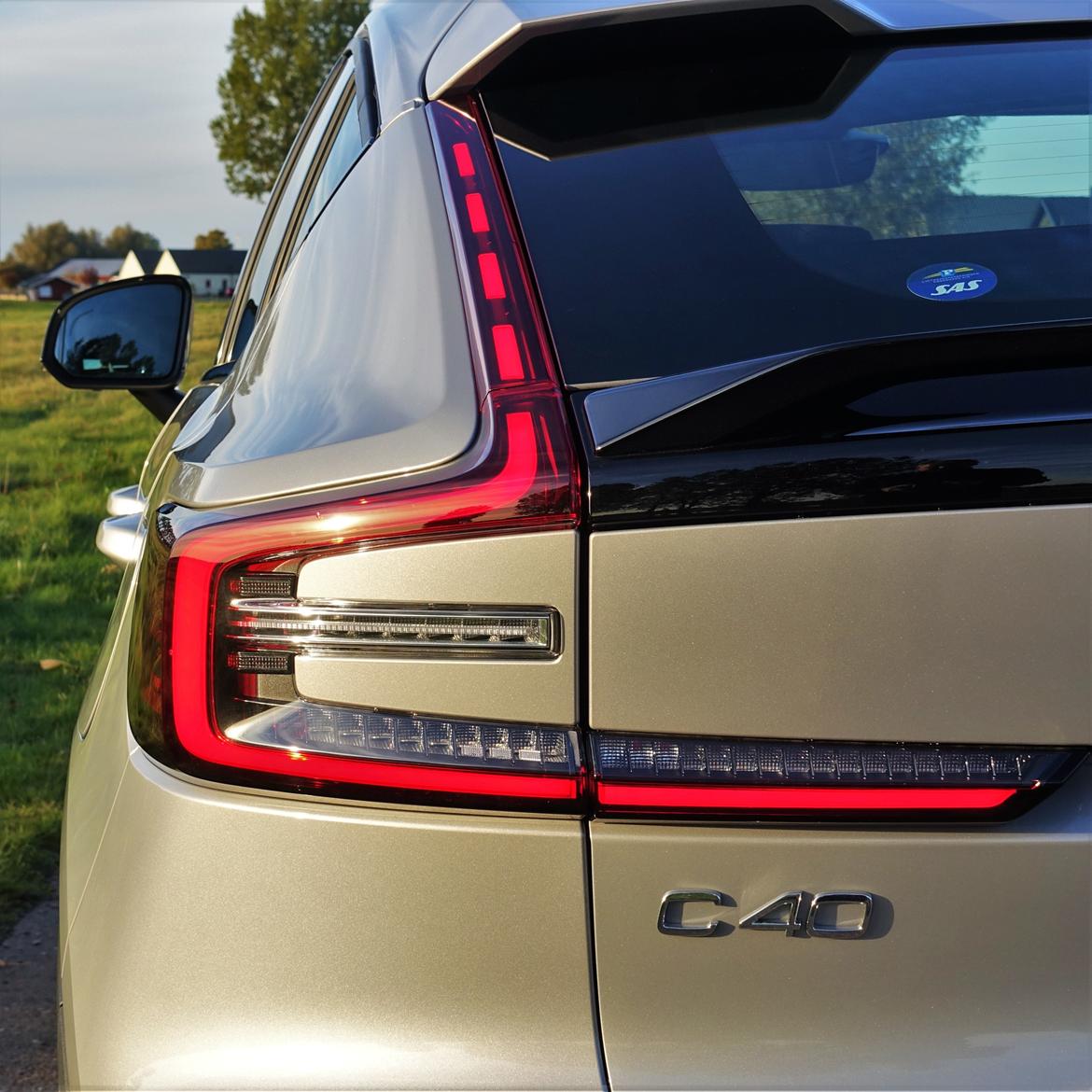 Volvo C40 Recharge Twin - LED baglygter med velkomstlysshow billede 4