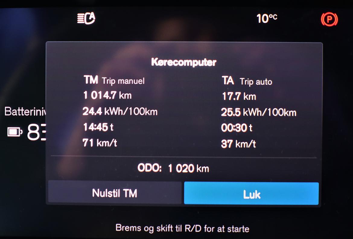 Volvo C40 Recharge Twin - Jeg har netop rundet de første 1000 km. billede 10