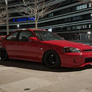 Honda Civic Coupe SI EM1 look ( Milano Red R81 ) 