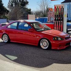 Honda Civic Coupe SI EM1 look ( Milano Red R81 ) 