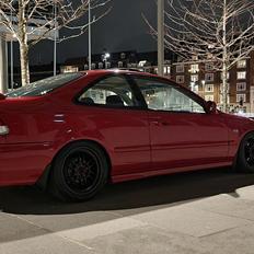 Honda Civic Coupe SI EM1 look ( Milano Red R81 ) 
