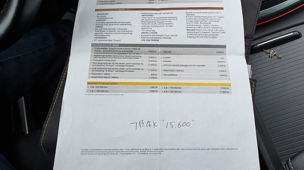 Renault Grand Scenic "Bose model" billede 12