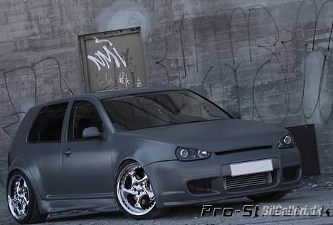 VW Golf Batmobil SOLGT billede 1