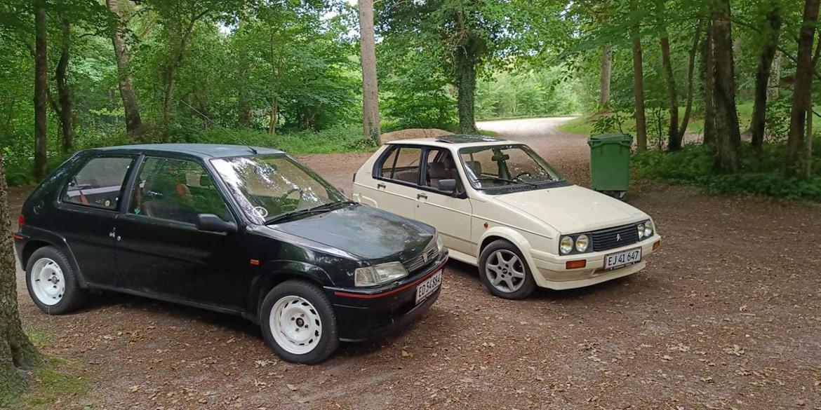 Peugeot 106 Rallye S1 - Her se den med sin legekammerat Citroën Visa GTI billede 8