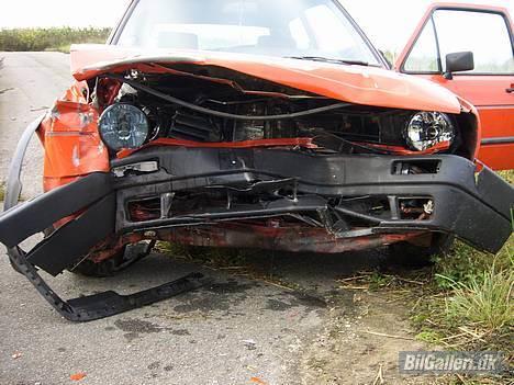 VW Golf 2 GTi - Totalskadet - Som den ser ud lige pt. billede 1