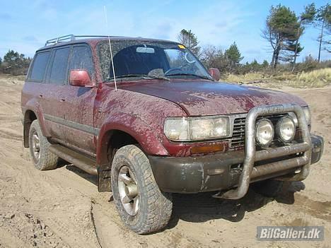 Toyota Landcruiser VX 80 SOLGT - sådan så bilen ud i oxbøl i påsken i 2004  billede 7
