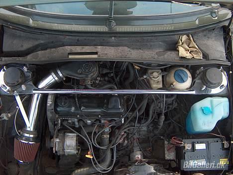 VW Golf 2 GT SOLGT - Min CUSTOM made tårnstiver og poleret rør til kn... mums billede 12