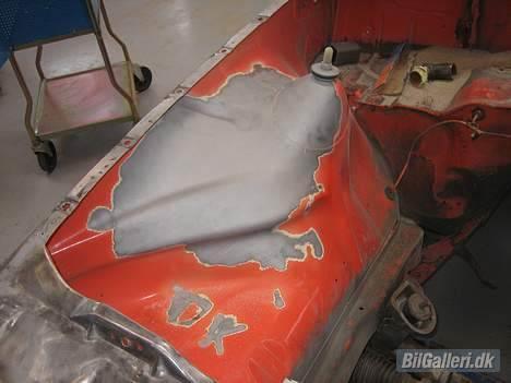 Opel Kadett c (solgt) - her er sandblæst, det virker bare det maskineri. en jeg har lånt billede 8