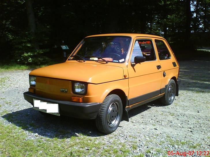 Polski Fiat 126 p "MALUCH" - en lille søndags tur i skoven sensommeren 2007 billede 13