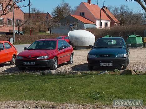 Renault laguna RN 1,8 - det er så min nye og gamle bil der kan ses her billede 4
