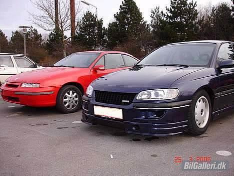 Opel Calibra (solgt!)  - Min Cali og Strange´s Omega B                                                                                                                                                             http://bilgalleri.dk/html/gal_visbruger.asp?userID=41746 billede 11