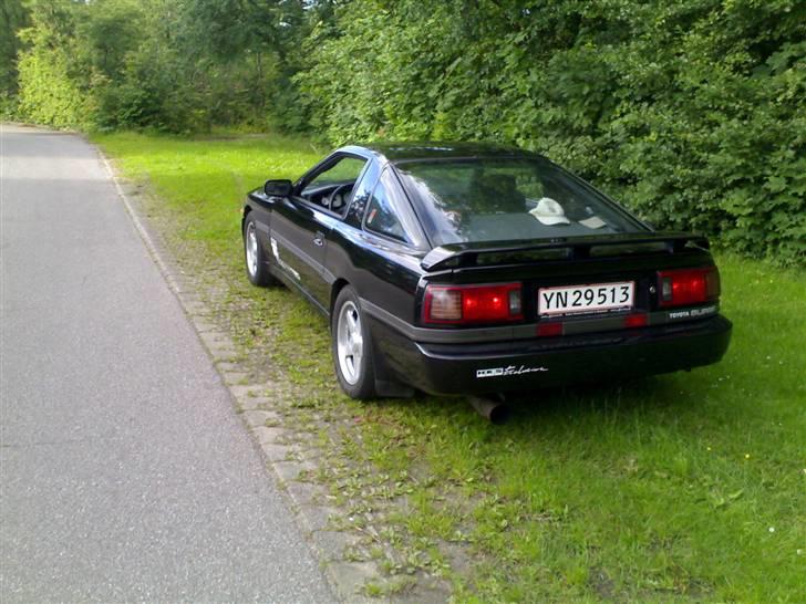 Toyota Supra Turbo - Forsøgte lige med lidt stickers før en konkurrence, synes ikke de er et hit.. billede 6