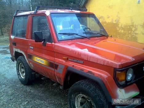 Toyota landcruiser lj70 solgt.. - kedelig standart da jeg var ved at lave den klar til syn billede 3