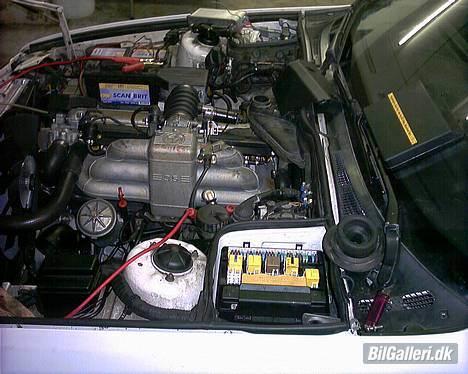 BMW e34 525/// 535      solgt - ja motorrummet er lavet færdig.. billede 2