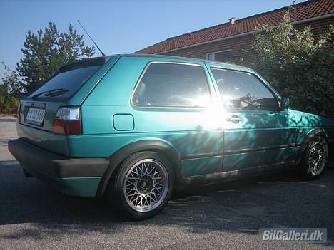 VW golf 2 (GTI-style) SOLGT - med BBS vinterhjulene billede 1