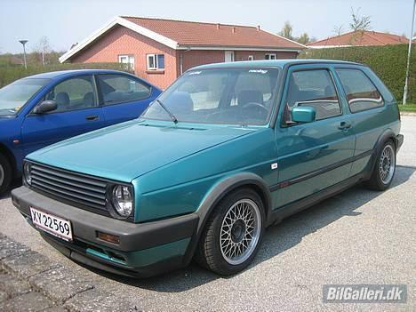 VW golf 2 (GTI-style) SOLGT - med BBS vinterhjulene billede 3