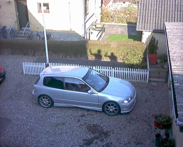 Honda civic (solgt) - taget fra terassen:) billede 8
