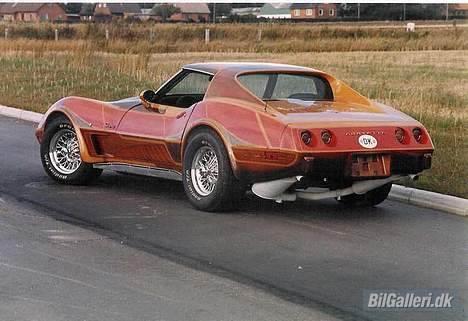 Chevrolet Corvette Stingray Targa - Hele Udstødningssystemet er pulverlakeret hvid billede 5