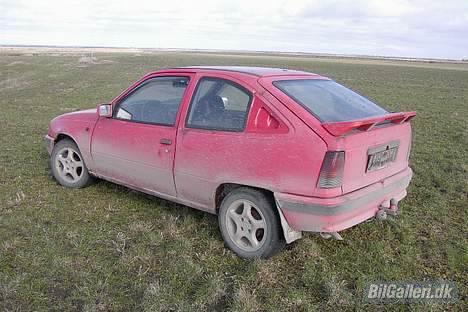Opel Kadett E [Solgt] - Den sorte sideplade fik et skub af en tagplade under den sidste storm så farvel til den  billede 10