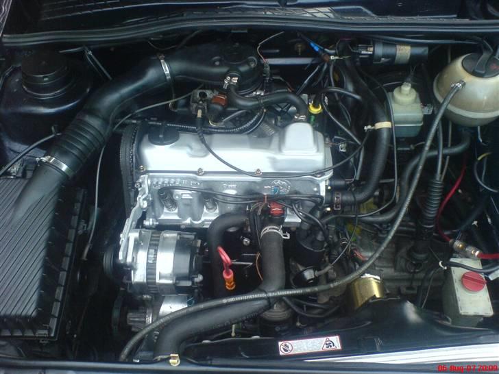 VW golf 2 1.8 fire&ice SOLGT - opfrisket motorrum. blokken og toppen fik lige en gang maling billede 6