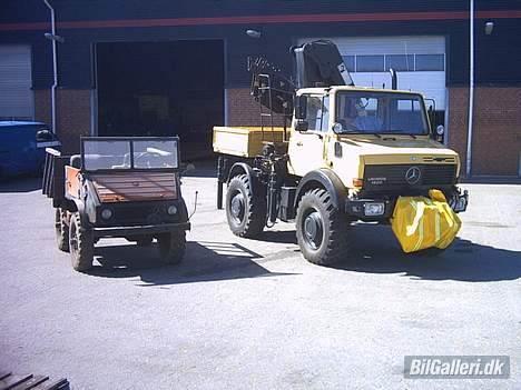 Mercedes Benz unimog 411 SOLGT  - hmmm gæt hvilken er min billede 4