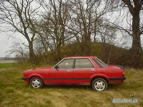 Ford taunus(den røde bisse) - her på græs billede 2