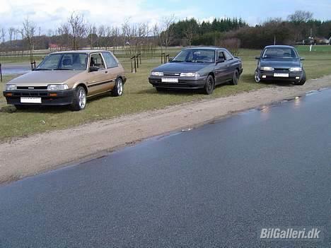 Mazda 626 Coupe' ( Solgt )  - Det var sq et hygtligt bette træf vi havede :D billede 11