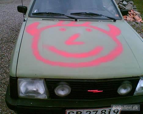 Opel kadett D "Solgt" - Tja... sån kan det gå når man keder sig... billede 5