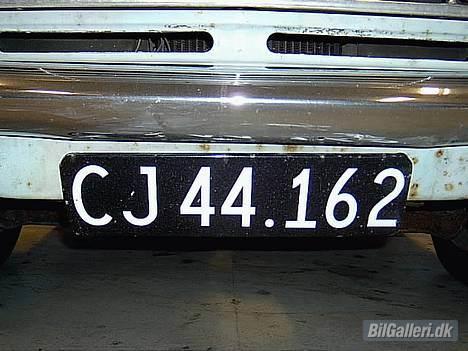 Opel Kadett  B - rigtige orginale sorte nr.plader billede 7