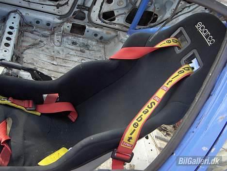 Mazda 626 2,0i GT gc folkeracer - sparco skåle sæde og sabelt 6 punkts sele sikkerheden skal være i top billede 14