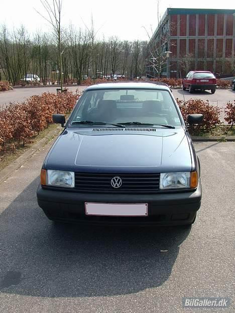 VW Polo III (2F / 86C) - Fronten. Måske kan man se stenslagene, importeret fra Schweitz billede 2