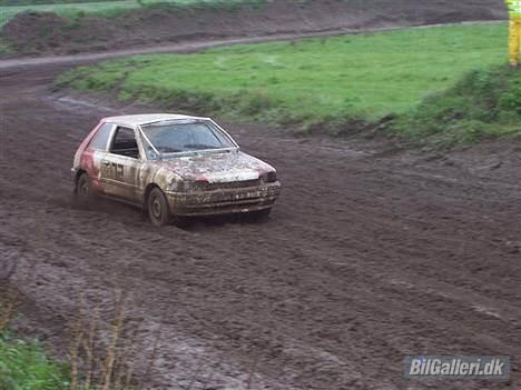 Mazda 1,8 GT-(X) turbo 2WD  - Løbet lørdag d. 20 maj hvor det regnede hele dagen udviklede sig til et sandt mudderbad. Det blev det så ikke mindre sjovt og udfordrene af :-) billede 19