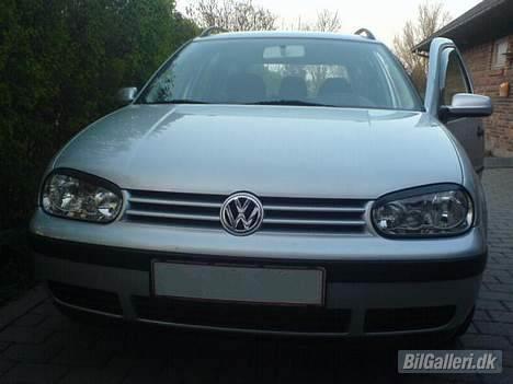 VW Golf IV 2,0 Variant SOLGT - Lige et lille forsøg, men ved ikke helt om de skal blive der... Skal self. indfarves sammen med listerne!!! billede 19