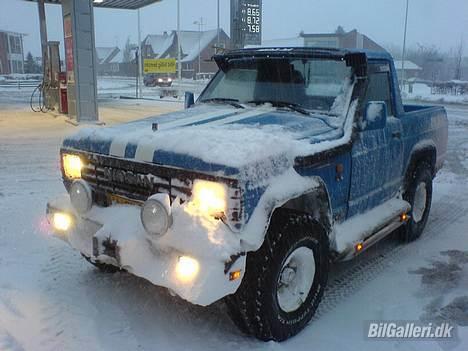 Nissan Patrol TD solgt - U.P.S Der kom lidt sne i vejen!! billede 9